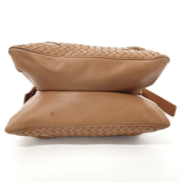 Bottega Veneta Intrecciato Shoulder Bag Leather Brown - Picture 4 of 12